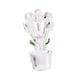 thumbnail image 3 of Figuras de rosas de cristal, regalo de rosas, ramos de flores, adorno para Navidad para mujeres claro, 3 of 9