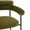 Olive Green/Black, variant on SAFAVIEH Couture Jaslene Modern Linen Solid Dining Chair, Black/White
