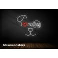 thumbnail image 2 of Glowneon I Love My Dog Neon Sign, Dog Led Light, Dog Lover Gift, Love Dog Line Art, Pet Lover Gift, 2 of 4