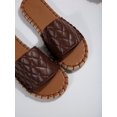 thumbnail image 4 of Women's Straw Plaid Sandals, 4 of 4
