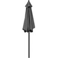thumbnail image 4 of Bibana 7.5 ft Outdoor Patio Umbrella Table Umbrella with 6 Ribs, Push Button Tilt/Crank - Dark Gray, 4 of 7