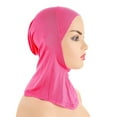 thumbnail image 6 of Turban Hat Solid Color Adjustable Ladies Windproof Smooth Under Scarf for Daily Wear, 6 of 8