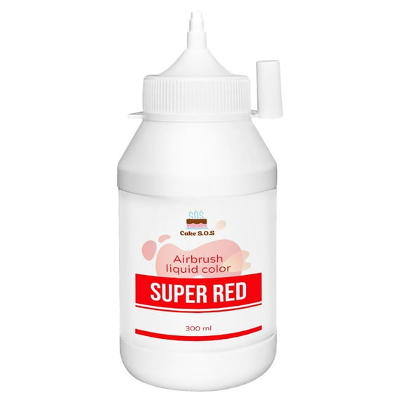 Airbrush liquid color 250 ml - Super red