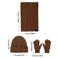 thumbnail image 2 of Children Hat Scarf And Glove Set Fashionable Outdoor Baby Warm Three Piece Set, 2 of 6