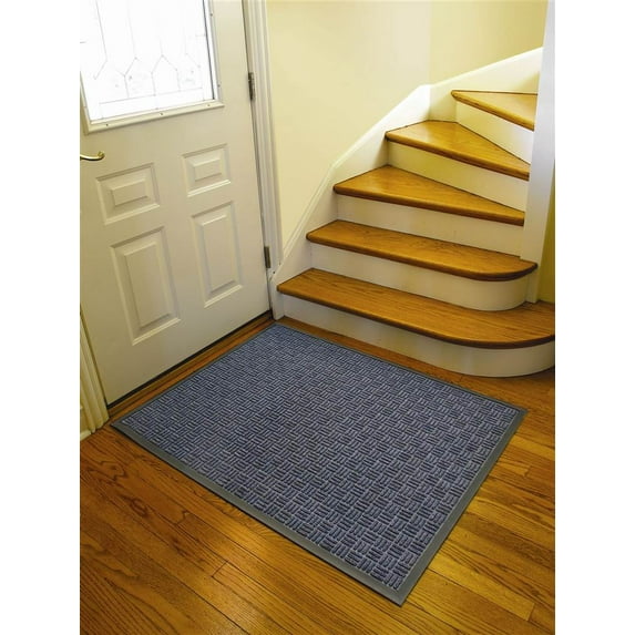 Portrait Floor Mat (3' x 5' in Gray)