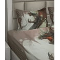 thumbnail image 2 of Ambesonne Myth Fitted & Top Sheet Set with Shams, Creature Dragon, Grey Red, 2 of 4