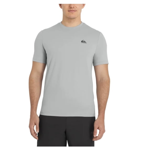 Quiksilver Men's Short Sleeve Stretch Active Tee Shirt (US, Alpha, XX-Large, Regular, Regular, Gray)