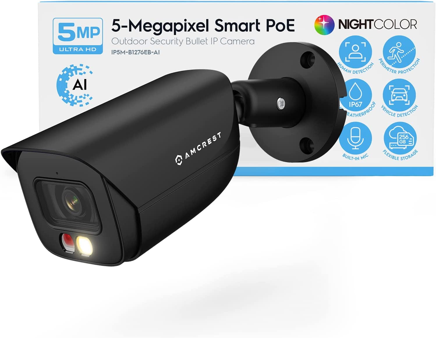 amcrest ultrahd 5mp outdoor poe camera
