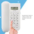 thumbnail image 4 of Spptty Landline Phone, Home Telephone,Home Hotel Wired Desktop Wall Phone Office Landline Telephone, 4 of 8