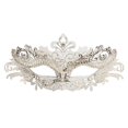 thumbnail image 3 of Máscara de mascarada Hoshin Masquerade Mardi Gras blanca para mujer, 3 of 9