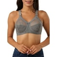 thumbnail image 1 of Homgeek Women Plus Size Bra Full Coverage Wirefree Comfort Lace Bralettes, 1 of 7