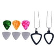 thumbnail image 3 of Guitar Pick Holder Necklace with 6 Picks Compact Guitar Picks Keeper Guitar Pick, 3 of 5
