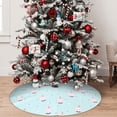 thumbnail image 5 of Yiaed Milk Tea1 Print Christmas Tree Skirt , Tree SkirtsTree Mat for Christmas Winter Holiday Indoor Decorations-36", 5 of 7