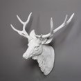 thumbnail image 4 of Accesorios de decoración del hogar 3 Escultura de ciervo Decoración de pared Figura Sala de estar blanco, 4 of 8