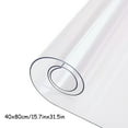 thumbnail image 2 of Transparent Pvc Table Pad, Waterproof Heat-Resistant Table Cover, For Dining Room Kitchen Office Desk With 40X80 Inch Size, 2 of 8