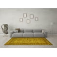 thumbnail image 3 of Ahgly Company Indoor Rectangle Persian Yellow Traditional Area Rugs, 2' x 5', 3 of 4