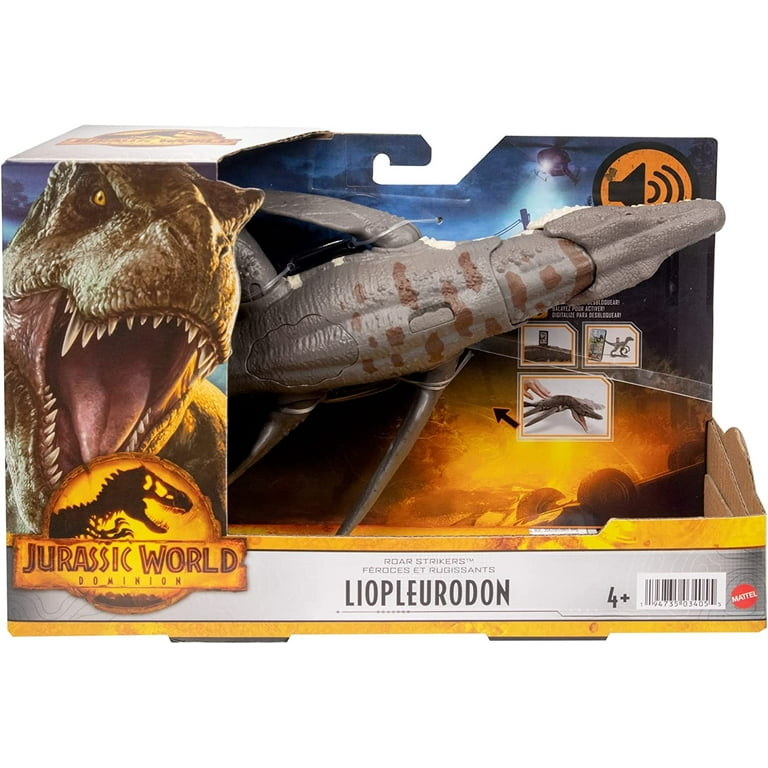 Jurassic World Dominion Roar Strikers Liopleurodon Battle
