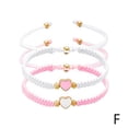 thumbnail image 4 of Heart Shape Couple Friendship Bracelets with Moon and Sun Design, Handwoven Wax Thread, for Valentine's Day, Made of Alloy and Rope, 4 of 9