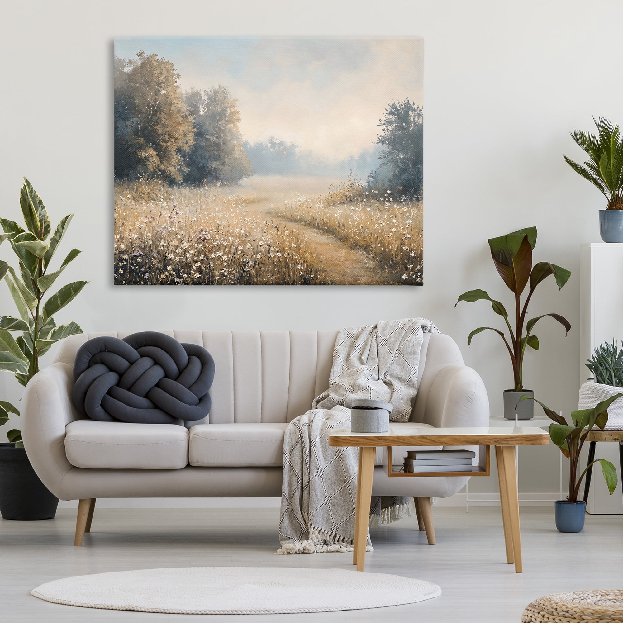 Stupell Industries Wandering Wildflower Path at Dawn Canvas Wall Art, design by Creative Studio