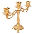 thumbnail image 4 of Candlestick,European Style Classic Metal European Candlestick European Candelabra Enhanced Durability, 4 of 13