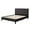 Dark Grey, variant on CorLiving Nova Ridge Luxurious Dark Gray Upholstered Queen Size Platform Bed Frame with Headboard - Platform Design, No Boxspring Required, Perfect for Queen Bed, Headboard and Frame Combination.
