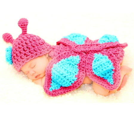 Majestic Milestones Crochet Baby Costume - Newborn - Butterfly