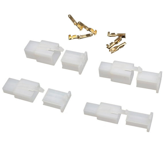 unbranded 380pcs Practicle Auto Terminal Connector for Car Motorcycle E-bike (White)