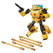 Transformers Toys War for Cybertron Trilogy Deluxe Origin Bumblebee Action Figure, Ages 8 and Up, 4.5-inch
