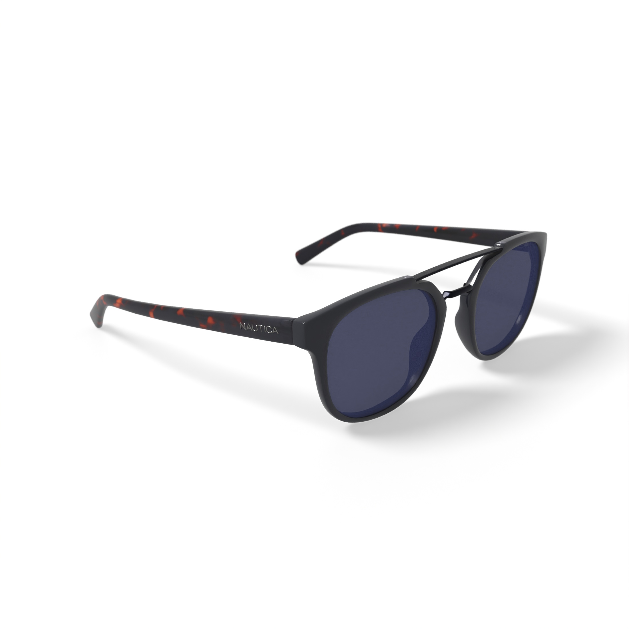 Nautica Men's Rx'able Sport Sunglasses, N9203S, Black, 53-22-145, with Case