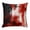 Red,Black, variant on Throw Pillow Covers, Orange Gray 16x16 Pillow Covers for Couch/Sofa/Bed, Modern Abstract Minimalist Texture Decorative Square Linen Cushion Pillowcase for Home Decor