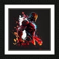 thumbnail image 2 of Maki 15x15 Black Ornate Wood Framed With Double Matting Wall Art Titled - Iron Man Ii, 2 of 6