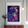 thumbnail image 2 of Diamond Art Kit for Adults, Vibrant Dragon Fantasy Artwork Diamond Painting for Adults Beginners, 5D DIY Diamond Art Painting Kits, Colorful Diamond Painting Craft for Home Decor 12x16, 2 of 7