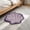 Purple, variant on Shell Shaped Microfiber Bath Mat 40×40cm,Absorbent Non-Slip Cute Scallop Rug Washable Floor Mat for Bathroom Bedroom Entryway Home Decor,Blue