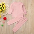 thumbnail image 6 of MHZLDYZ Girls' Short Sets Sets Boy Ribbed Clothes Girl Tracksuits Shirts+Pants Baby Solid Kids Toddler Girls Outfits&Set Hawaiian Shirt for Girls Girls Summer Shirts 8 Year Old Girl Clothes(Pink,70), 6 of 6