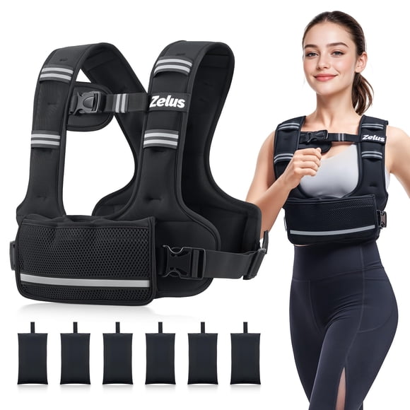 Chaleco pesado ZELUS Curve-Fit, diseño ergonómico para mujeres y hombres