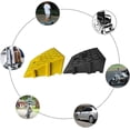 thumbnail image 4 of Lightweight Curb Ramp, Plastic Car Ramp Curbside Driveway Threshold Ramp For Car Motorcycle Wheelchairs Bike Mobility, 4 of 5