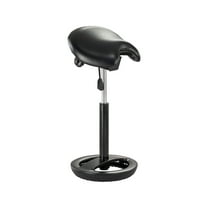 Safco Twixt Saddle Seat Stool Extended Height 3006BV Black Vinyl