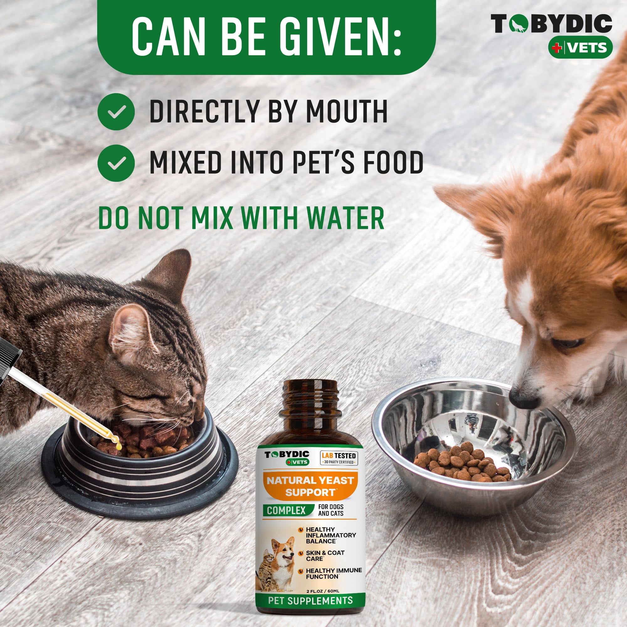Natural Yeast Support for Dogs – Soothing Herbal Drops for Itchy Skin, Ears & Seasonal Sensitivities – Helps Calm Discomfort & Support Skin Balance – Liquid Supplement
