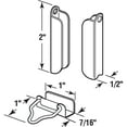 thumbnail image 2 of Make-2-Fit 7/16 in. Screen Top Hangers and Bottom Latches, Aluminum, White (2-sets), 2 of 2