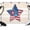 Cream, Red, Blue, variant on 7x5ft Photo Backdrop, Patriotic USA Flag Soft Polyester Backdrop Curtains Photography Backdrops, Independence Day Firework Blue Striped Brushed Background for Photoshoots Studio Video Portrait Party