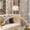 Chamgagne, variant on 20 Strings Crystal Beaded Curtain, Arched Door String Curtain, Hanging Doorway Room Divider Suitable for Home, Coffee House, Bedroom, Restaurant