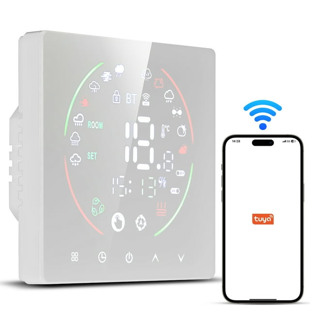Smart WiFi Thermostat for Home 16A Electric Heating Weekly Programmable Temperature Controller LCD Display Digital Intelligent Wall Thermostat