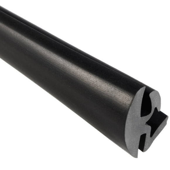 TRIM-LOK - LK1663-25 Trim-Lok EPDM Dense Rubber Window Locking Gasket – Fits 1/4†Glass and 1/8†Panel Edge, 25’ Length – One-Piece Locking System (Inline), Weather Stripping Seal for Statio