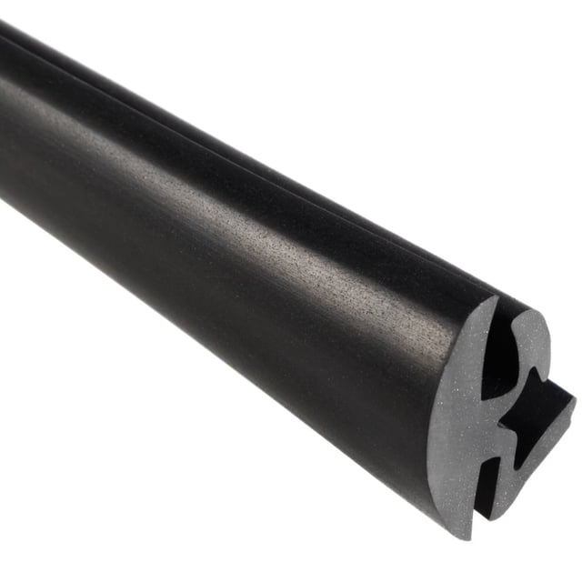 TRIM-LOK - LK1663-25 Trim-Lok EPDM Dense Rubber Window Locking Gasket – Fits 1/4†Glass and 1/8†Panel Edge, 25’ Length – One-Piece Locking System (Inline), Weather Stripping Seal for Statio