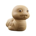thumbnail image 4 of Estatua de serpiente pequeña, figura de escritorio, arte, estantería, regalo, figura en miniatura para amantes. Amarillo, 4 of 9