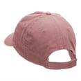 thumbnail image 3 of Sleepy Moon Outline Embroidered Unstructured Cotton Twill Cap - Lt Pink OSFM, 3 of 5