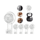thumbnail image 2 of 5 Ganchos De Pared Multiusos Para Cocina Y Accesorios Baño Lab.G Blanco, 2 of 5