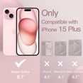 thumbnail image 2 of JETech Silicone Case for iPhone 15 Plus 6.7-Inch, Silky-Soft Touch Full-Body Protective Phone Case, Shockproof Cover (Light Pink), 2 of 6