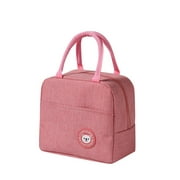 Portable Lunch Bag Thermal Insulated Lunch Box Tote Cooler Bag Bento Pouch Lunch Container Food Storage Bags Handbag