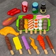 thumbnail image 1 of Kids Pretend Play Kitchen Toys Food Toys Simulation Food Cookware Cooking BBQ Kit Role Play Game Educational Gift For Children, 1 of 6